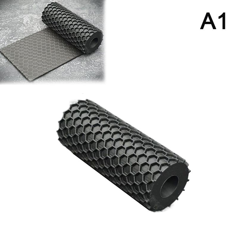 Váleček na hliněné dlaždice, 3D tištěné válečky s texturou hlíny, válečky s voštinovým vzorem, terénní textura, válečky na těsto, válečky, hrnčířské nářadí, kutilství