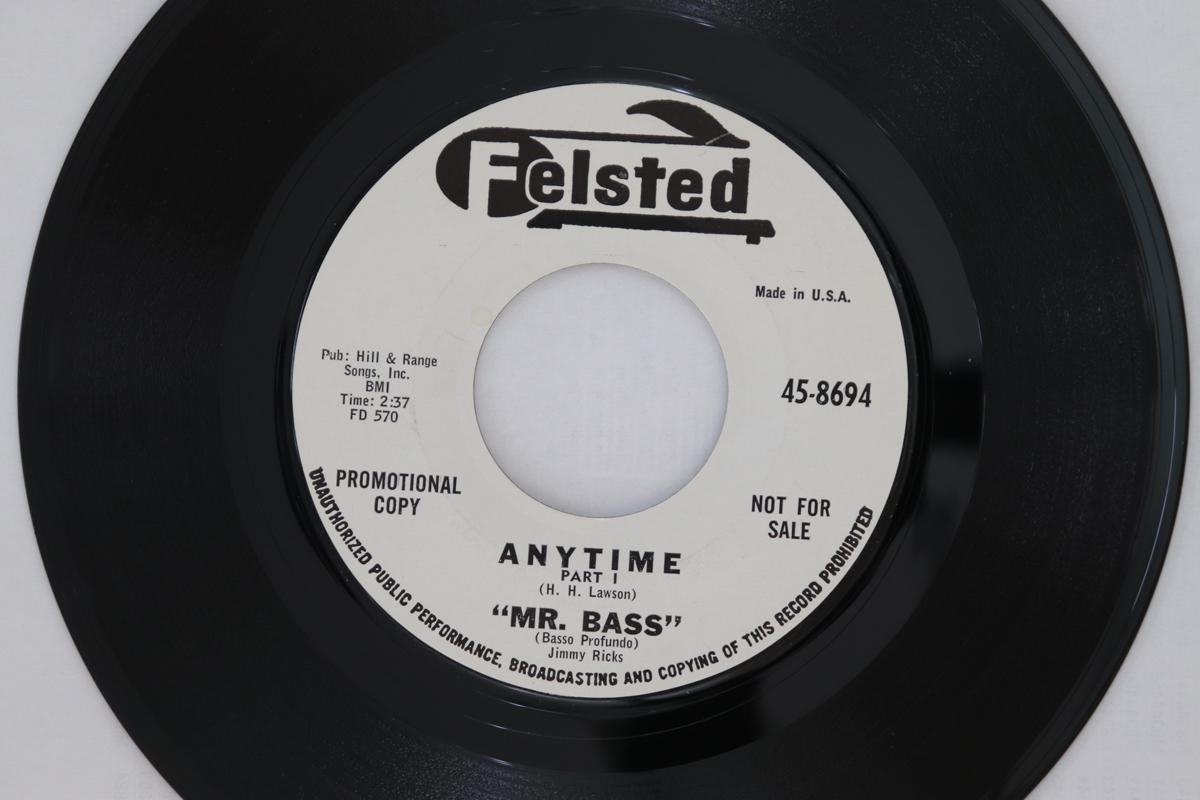 

7inch Record JIMMY RICKS (2) - Anytime 458694V Felsted 1964 US Soul/Funk Used