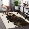 Lord of the Rings Polyester Office Carpet Chair Mats, Home Decor Dormitory Floor Protector with Anti-Skid Backing, Large Area Coverage,Chris