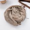 Vreovor Plain Tie Dye Scarf For Women Thin Style Spring And Autumn New Solid Color Retro Cotton Soft Versatile Shawl