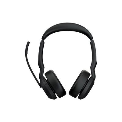 Jabra Evolve2 55 UC Stereo - Headset - Over-ear - Bluetooth - Wireless - Active Noise Cancellation - USB-A - Black -