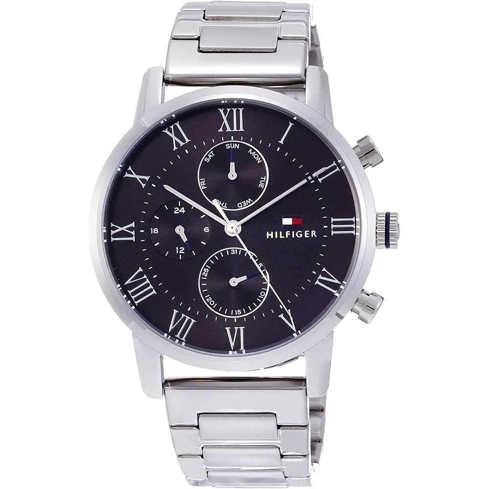 Tommy Hilfiger Men's Watch 1791397, Silver, Parallel Import
