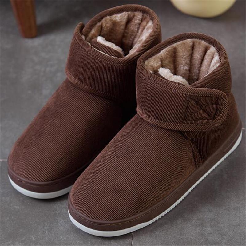 Winter Thick Plush Slippers Women Men Home Warm Women Shoes Indoor Outdoor Wear Cotton Shoes Unisex Slippers Footwear