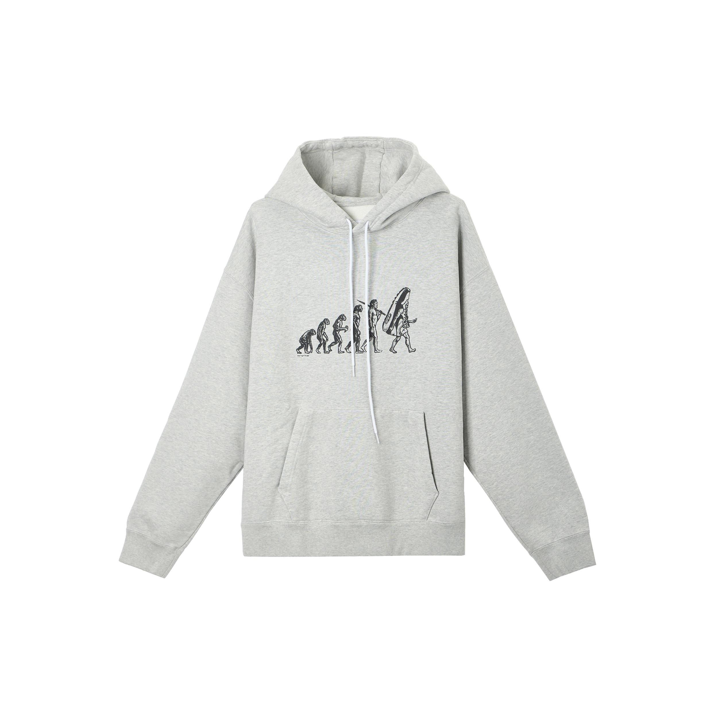 Nike Sneaker Evolution Hoodie Grey Men s FQ6898-050 L