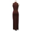 Tooxika Spring And Summer Women's Solid Color Round Neck Sleeveless Strappy Slim Hip Dress