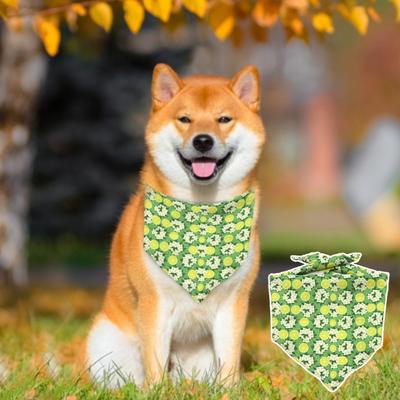 Pet Scarf Creative Pattern Lovely Design Delicate Printing Small Dog Saliva Bib