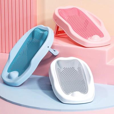 1Pcs Universal Newborn Net Pocket Anti Slip Artifact Baby Shower Net Bath Bed Anti Slip Pad Foldable Bathtub Holder