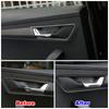 For Skoda Karoq 2017-2024 Car Interior Mouldings Inner Door Handle Bowl Frame Cover Trim Stainless Steel Decoration Sticker