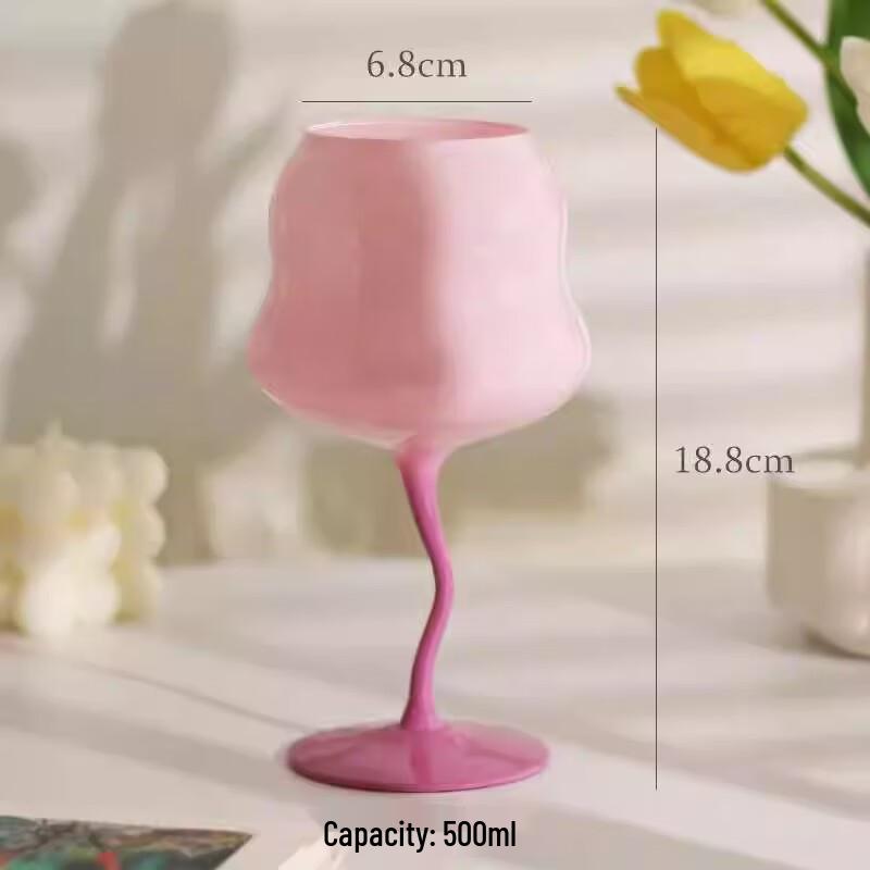 Shangqi Cream Style Twisted Stem Glass