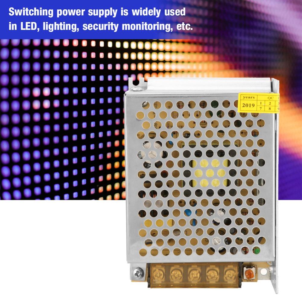 24v 2A 48W Power Voltage Converter 110V-220V AC Regulated Switching Transformer  LED Strip Camera