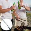 Metal Bottle Opening Tool Shark Mouth Non-slip Beer Bottle Opener Portable Rubber Handle