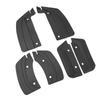 6 Pcs Car Mud Flaps PVC Wheel Splash Mud Guard Mudflaps Kit Replacement for Tesla Model 3 2018 To 2023