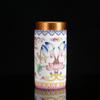 Enamel Color Porcelain Tea Canister Sealed Ceramic General Jar Storage Jars Desk Decoration Tea Cans Candy Pots Tea Caddy