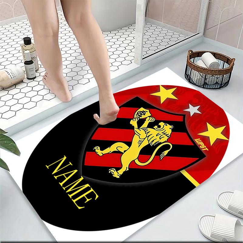 Custom Name "Vasco Shield Emblem" Carpet Rug Customizable Soft Washable Anti-Slip Home Living Room Sofa Mats Personalized Rug. 0909266