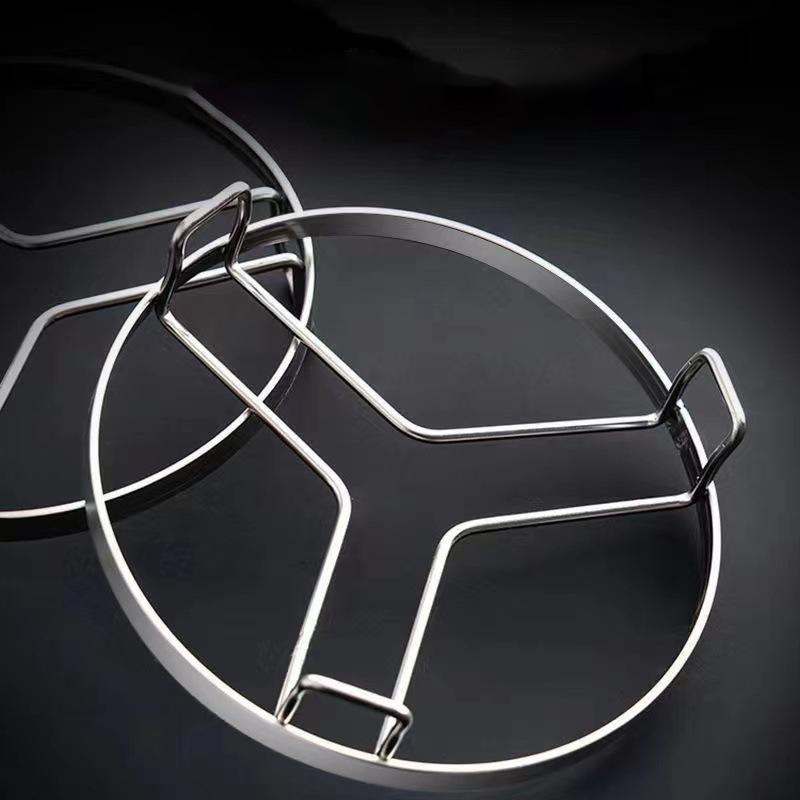 Stainless Steel Round Steaming Rack Steamer Multifunctional Baking Pot Stand Household Kitchen Cooking Utensils