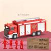 164 /48/42 Model Toy Vehicle Alloy Diecast Engineering Lift Rescue Fire Truck Series Toy Car Pull Back Car Children Gifts B98-1