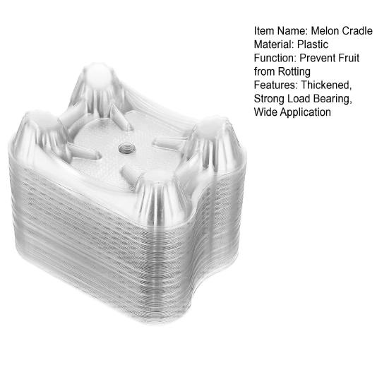 50 stk Plast melon vugge hage vannmelon støtte stativ holder opptil 20 lbs plante gresskar squash frukt hage støtte beskytter