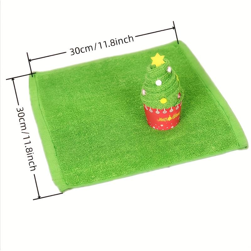 Christmas Towel, Embroidered Youngsters's Gift Cartoon Christmas Gift Activity Small Gift, Kitchen Towel, Absorbent and Easy To Clean
