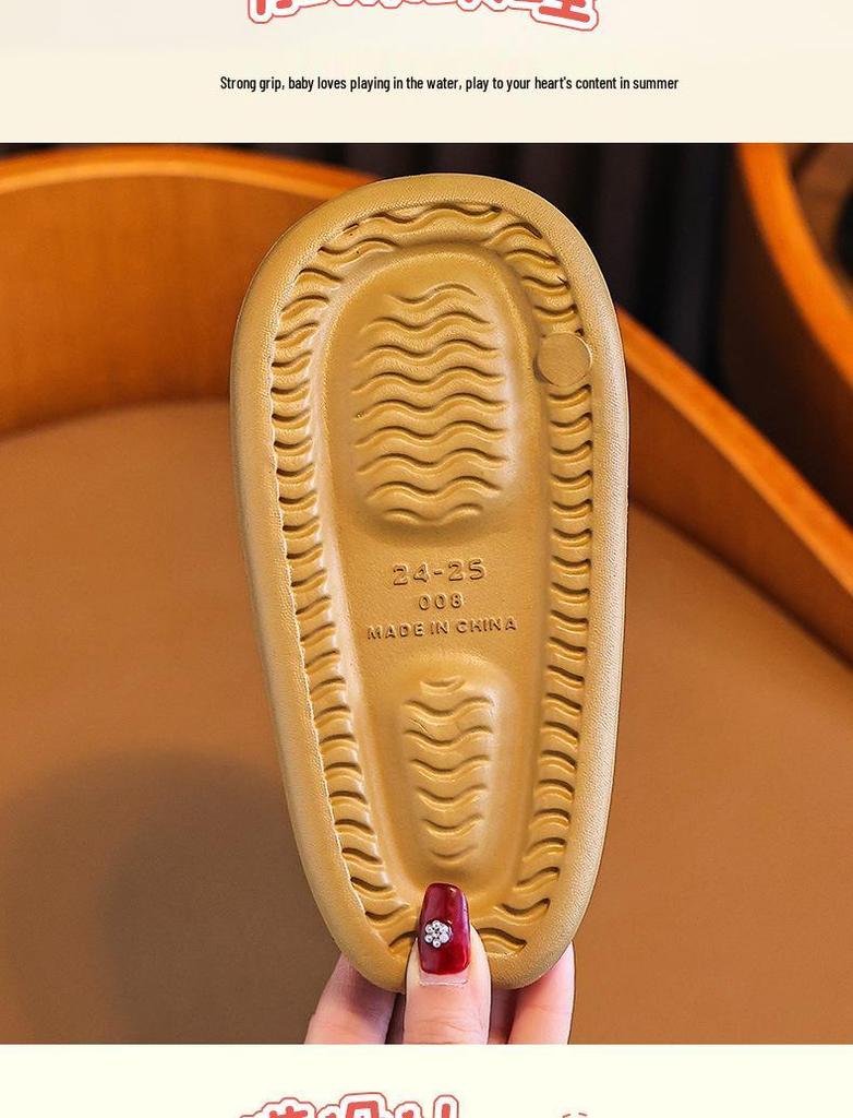 Sommer Cartoon Flip-Flops für Jungen und Mädchen: Bequeme Indoor-Hausschuhe für Eltern und Kinder