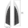 Car Safety Reflective Trim Sticker Carbon Fiber Side Marker Safety Warning Anti-Collision Strip Protection Reflector Guard for Car SUV Pickup