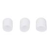 100PCS Screw End     White PVC Anti Aging Flexible Flame Retardant End Cover for