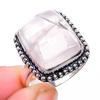 Rose Quartz Gemstone Handmade 925 Sterling Silver Jewelry Pendant 3.74"