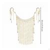 Fringe Headpiece with Chain Strands | Handmade Metal Construction, Vintagethemed Costume Styling,