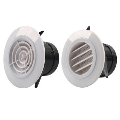 Upgraded Round Air Vent Louver Grille Cover Soffit Vent Easy Installation Used for Bathroom Office Kitchen Ventilation