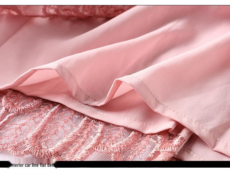 Letní krajkové šaty s výšivkou ve větších velikostech - Všestranné slavnostní šaty pro matky