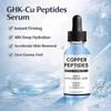 1-5x Copper Peptides Serum for Face - with GHK-Cu and Hyaluronic Acid - Anti-Aging Facial Serum