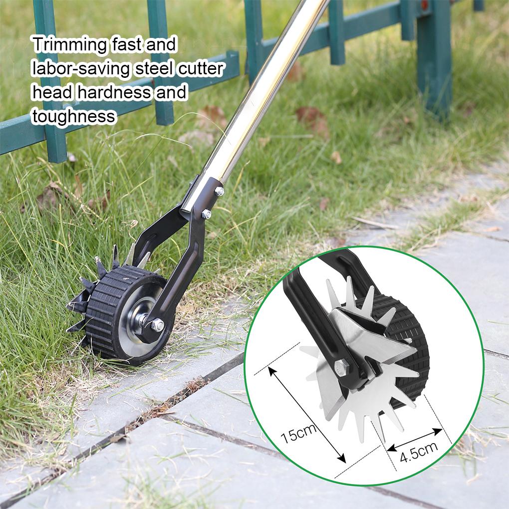 Garden Edger Tool Lightweight And Compact For Easy Assembly Used For Sidewalk Cutting Machines Wheel