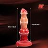 Realistic Dog Dildo for Women, Soft Silicone Fake Phallus with Unique Texture, Waterproof Manual Adult Toy for Solo