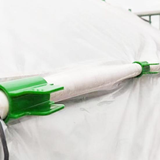 30 Pcs Greenhouse Clamps Reusable Greenhouse Hoop Clips Support Frame Grow Tunnel Clips Secure Garden Mesh On Hoops for Wind Snow Protection