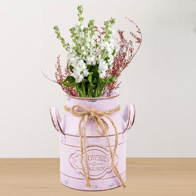 Desktop Storage Barrel for Garden Flower Arrangement