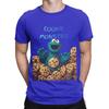 COOOKIE MONSTER Novelty 100 Cotton TShirt sSesame Street Tops Tees For Unisex