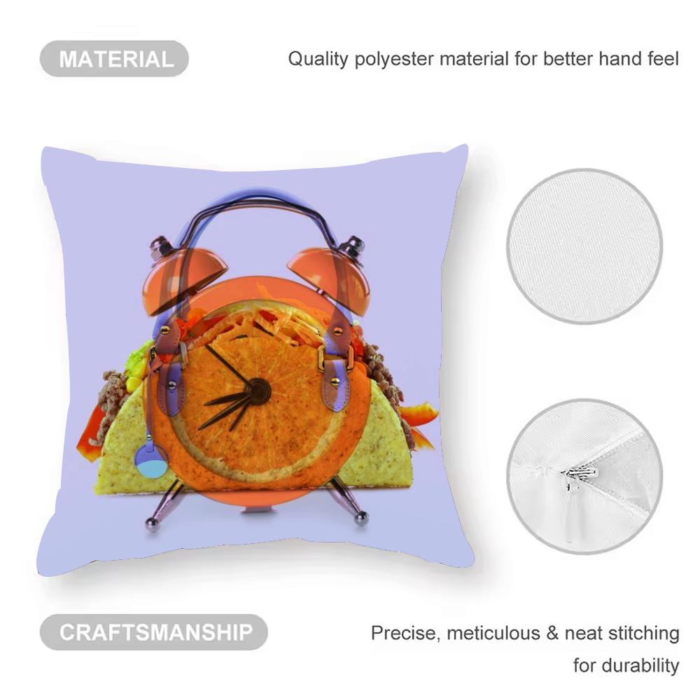 Creative Food Fruit Print Pillow Case Pattern Printed Pillowcase for Living Room Sofa Cushion Cover & Bedroom Decor