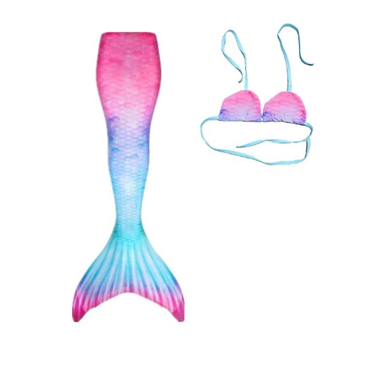 Girl Mermaid Sleeping Bag Flannel Soft Pajamas Mermaid Costume Role-playing Birthday Gift Outdoor Camping Portable Sleeping Bag
