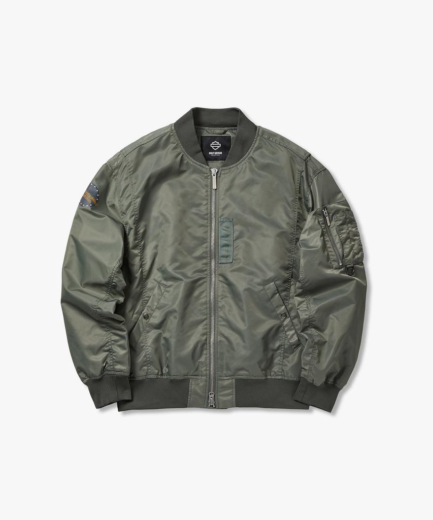 Harley-Davidson Collections® [Iconic] Harley Original Ma-1 Jacket Khaki_Hh16103001
