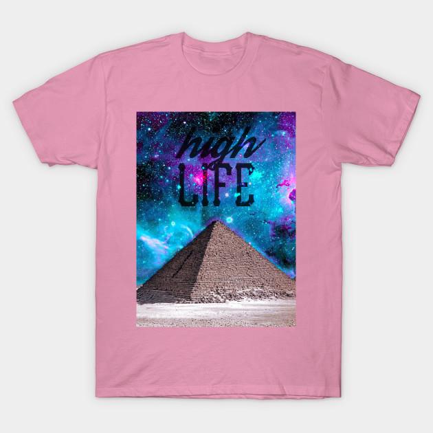 Koszulka damska High Life Pyramid Harajuku Print Kawaii Tshirt Letnia koszulka damska z krótkim rękawem Top Tee