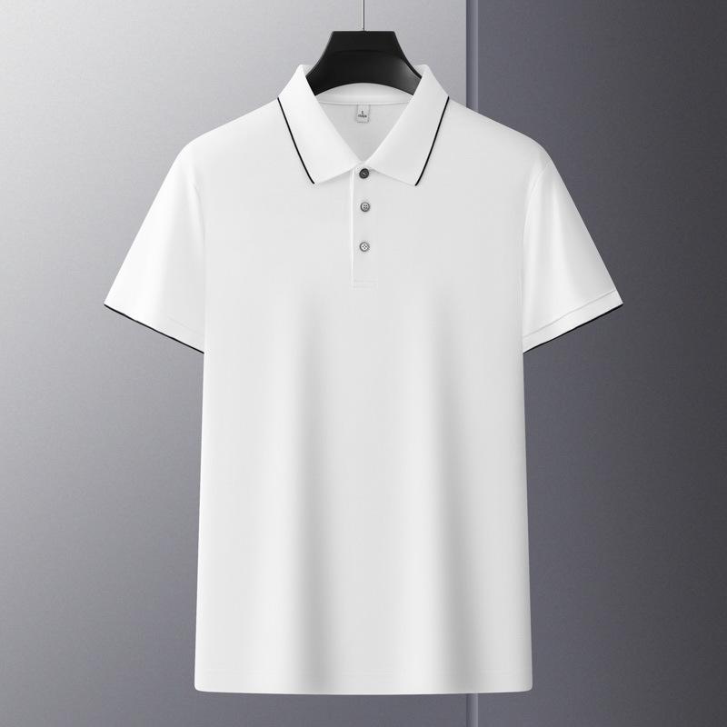 Hochwertiges Herren-Polohemd, Ammoniak-Finish, doppelseitiges Piqué, Umlegekragen, Kurzarm, Business Casual Teamuniform
