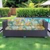 1/2/3 Sitzer Terrassen Stretch Sofa Kissenbezug Outdoor Kissenbezug Ersatz Terrassenmöbel Überwürfe Stuhl Sitzbezug Weich
