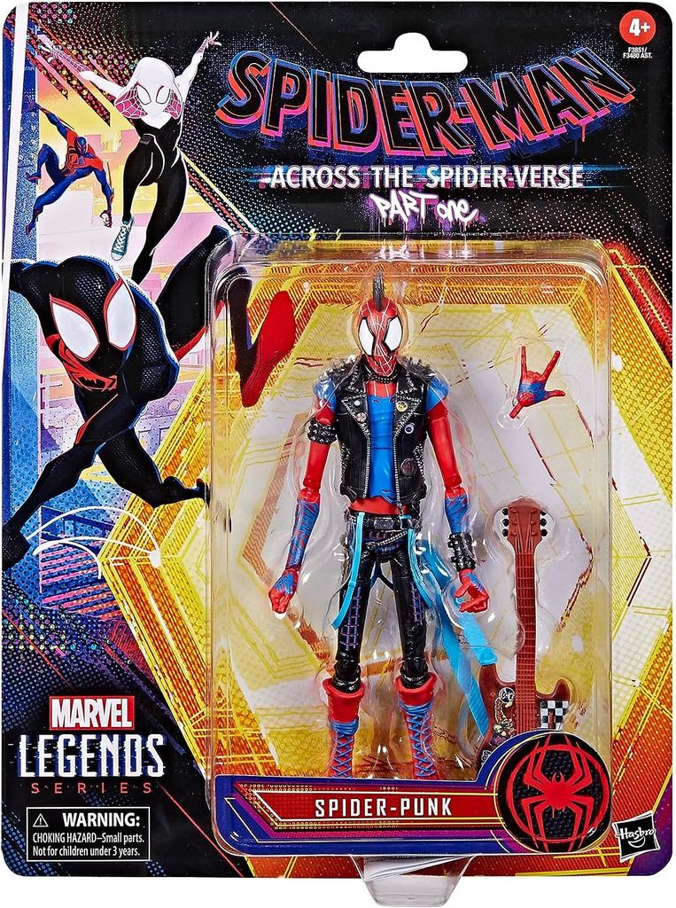 Hasbro Across the Marvel Legends Action Figure Hobie Brown 2023 Legends MCU Movie Anime MARVEL LEGENDS Spider-Man Spider-Verse 6-inch Spider-Punk