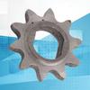 10 Teeth Sprocket, 25H 10T Motor Sprocket H Hole 1020 Motor Sprocket H Hole Stable Performance High Hardness Steel Pinion Gear