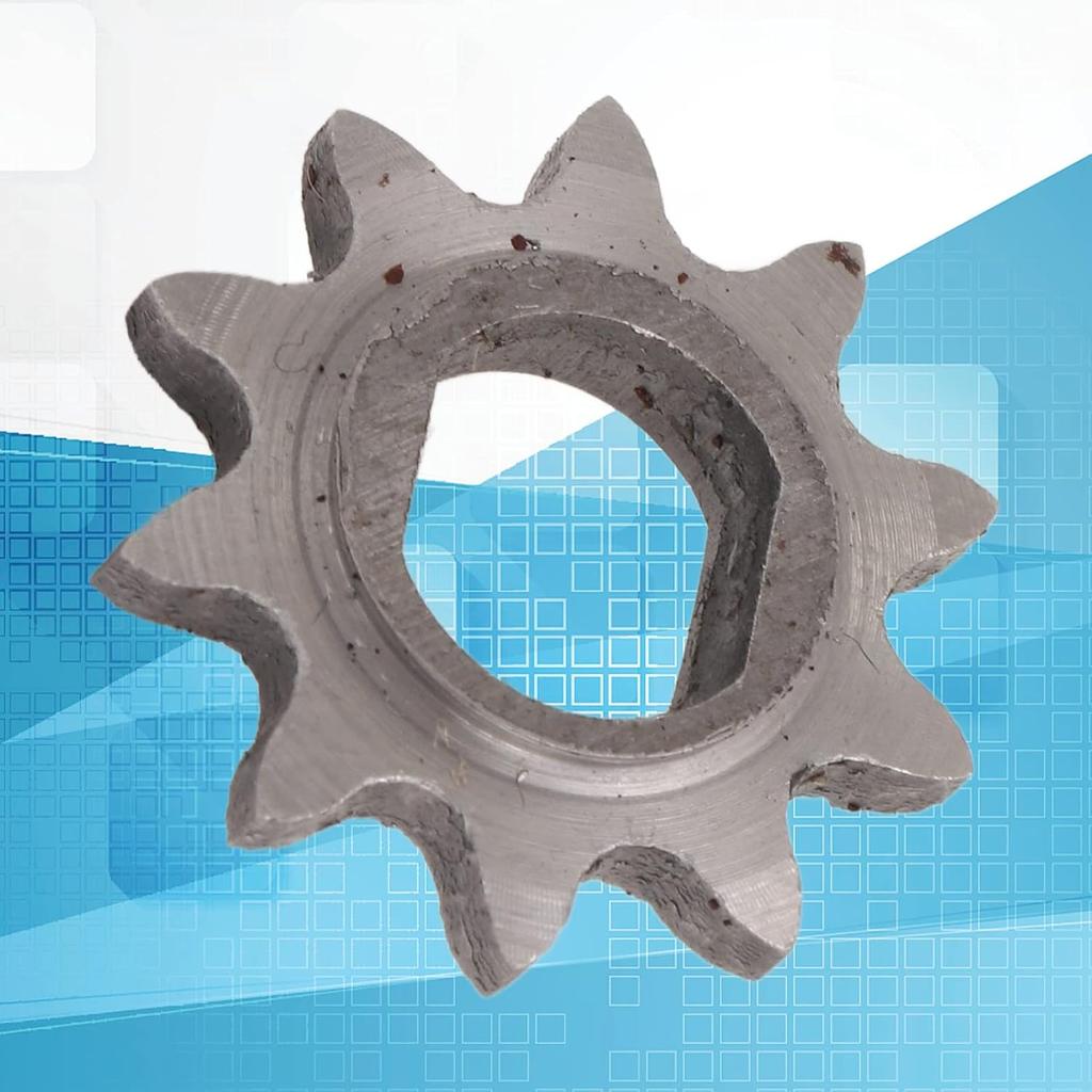 10 Teeth Sprocket, 25H 10T Motor Sprocket H Hole 1020 Motor Sprocket H Hole Stable Performance High Hardness Steel Pinion Gear