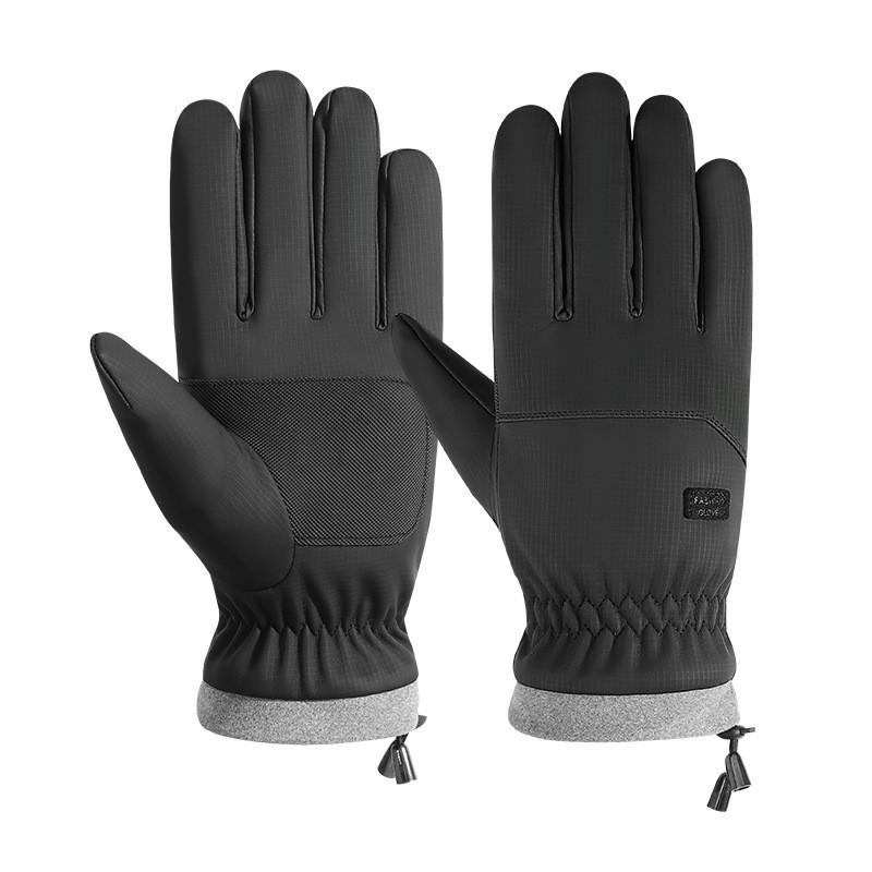 Mens Winter Warmth Gloves With Touch Screen For Cycling And Outdoor Activities Style A,Free Size