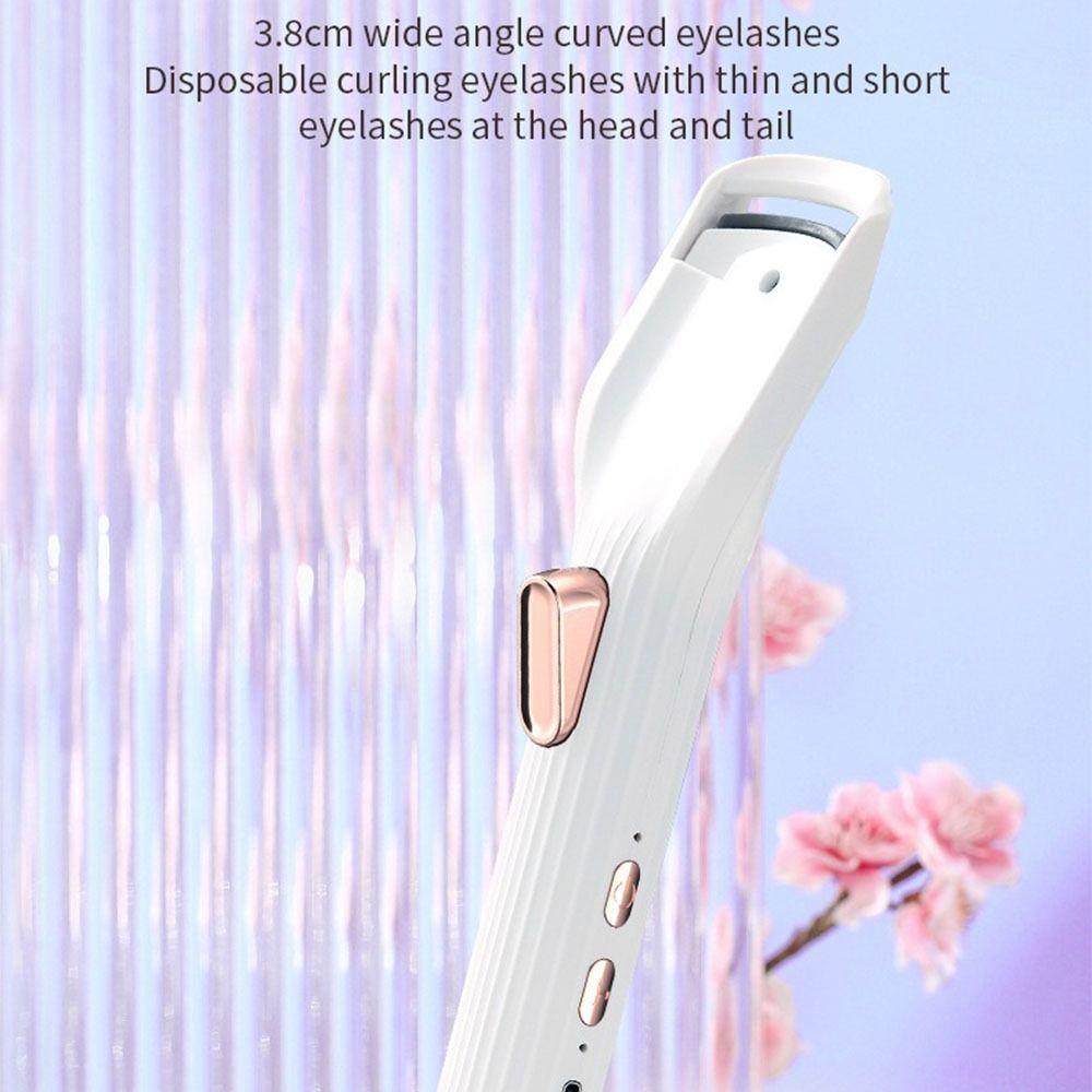 2 in1 Electric Eyelash Curler Anti-Burn Protection Rechargeable Heated Eyelash Curler Fast Heat Up Long-Lasting Curling