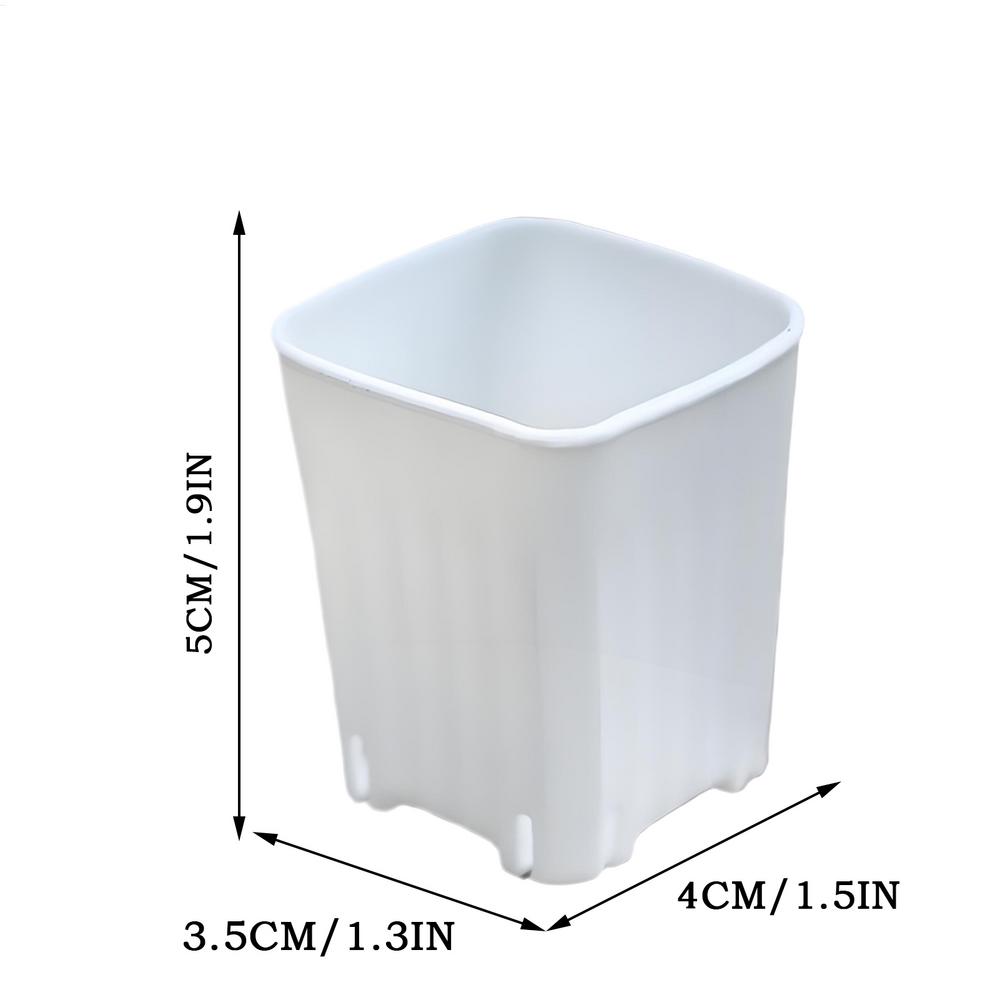 Nursery Plant Pots Breathable Bonsai Plant Pot 10X Seedling Small Holder With Drainage Holes For Flower Succulents Cuttings Yard