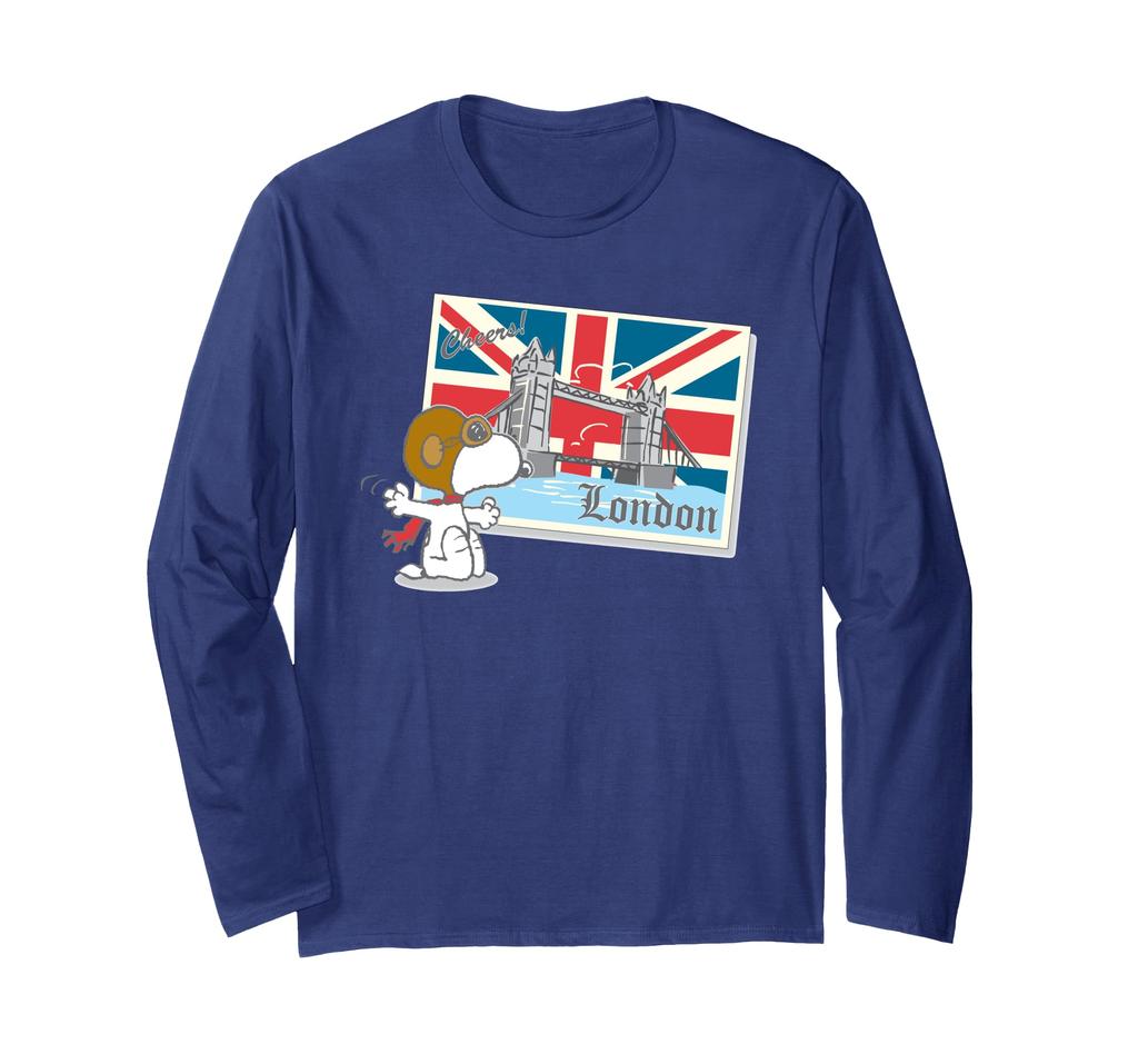 Peanuts Snoopy In London Long Sleeve T-shirt