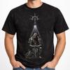 Medieval Knight Cross Graphic Tee Vintage Faith Streetwear Shirt Unisex S-3XL