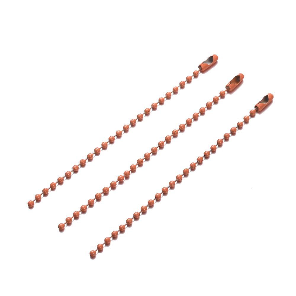 10/20pcs Colorful Ball Bead Chains Fits Key Chain Hand Tag Connector For DIY Bracelet Jewelry Making Accessorise Length 10CM